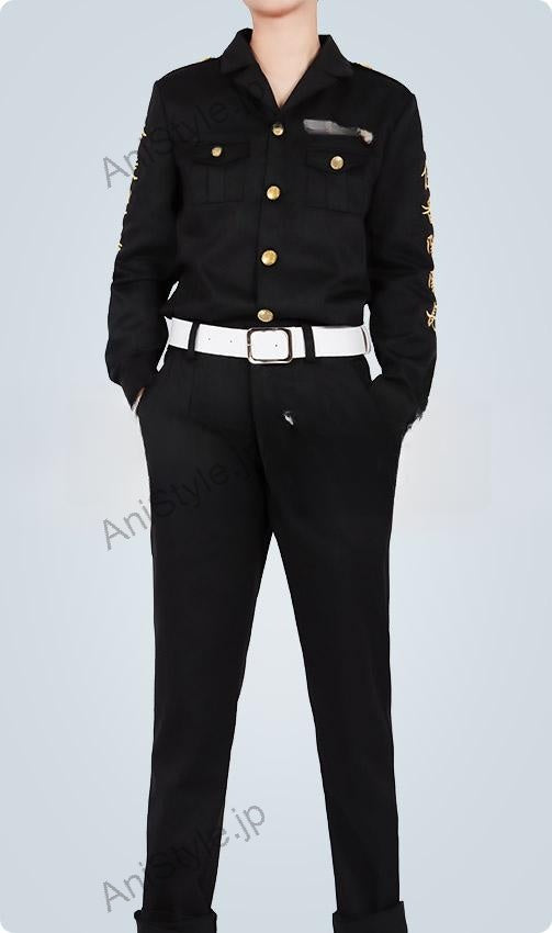 東京卍リベンジャーズ 風東リベ 特攻服 伍番隊隊長 武藤泰宏コスプレ衣装 cos靴 cosplay ハロウィン 変装 仮装 コスチューム アニメ 東京卍復仇者cos 東卍特攻服武藤泰宏cosplay服 衣舞cos