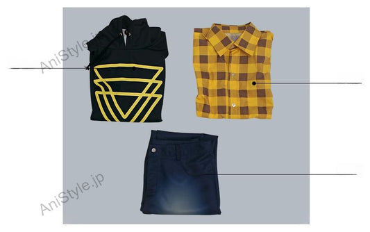 A3!(エースリー) 夏組 斑鳩三角 コスプレ衣装 黒バージョン