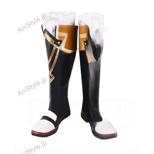 原神 モンド城 ベネット コスプレ靴