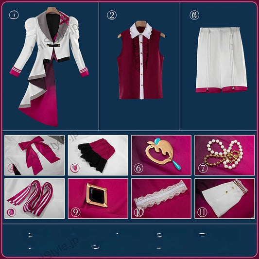 あんスタ風 Special for Princess! エス カンナ ユメ ライカ 【スノーホワイト衣装】 コスプレ衣装