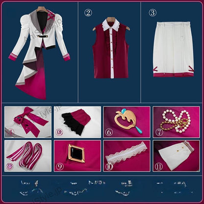 あんスタ風 Special for Princess! エス カンナ ユメ ライカ 【スノーホワイト衣装】 コスプレ衣装
