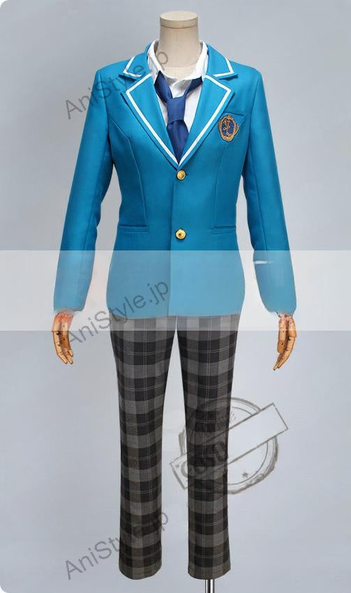 あんスタ風 夢ノ咲学院 男子制服 コスプレ衣装 （3色ネクタイ付き）