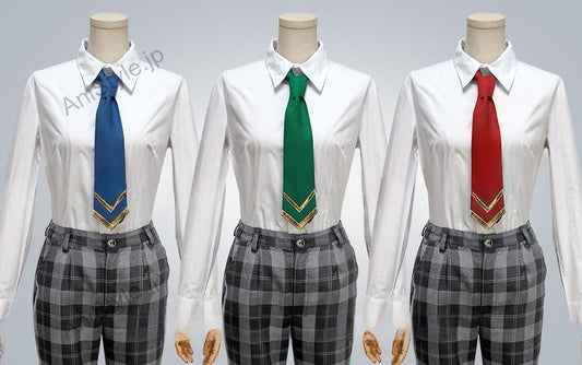 あんスタ風 夢ノ咲学院 男子制服 コスプレ衣装 （3色ネクタイ付き）