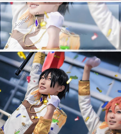 あんさんぶるスターズ！ユニットソングCD 第3弾 vol.10 Trickstar 氷鷹北斗 コスプレ衣装 刺繍版