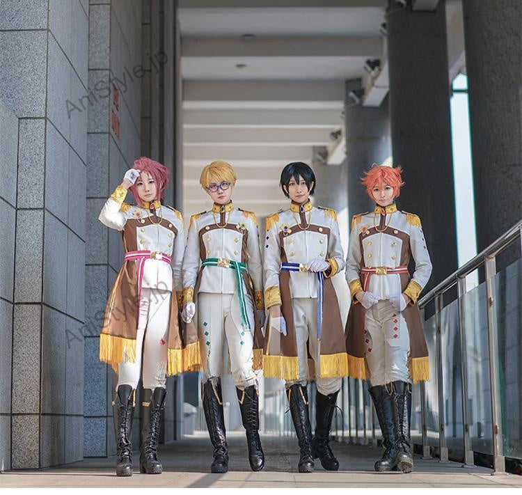 あんさんぶるスターズ！ユニットソングCD 第3弾 vol.10 Trickstar 衣更真緒 コスプレ衣装 刺繍版
