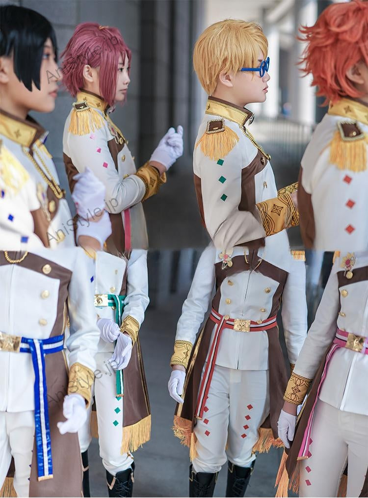 あんさんぶるスターズ！ユニットソングCD 第3弾 vol.10 Trickstar 衣更真緒 コスプレ衣装 刺繍版