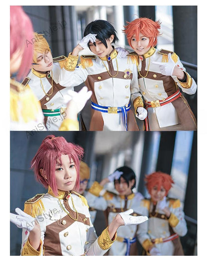 あんさんぶるスターズ！ユニットソングCD 第3弾 vol.10 Trickstar 衣更真緒 コスプレ衣装 刺繍版