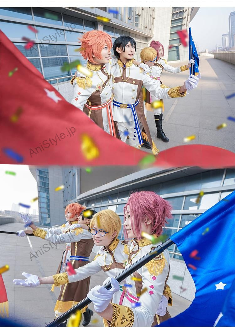 あんさんぶるスターズ！ユニットソングCD 第3弾 vol.10 Trickstar 衣更真緒 コスプレ衣装 刺繍版