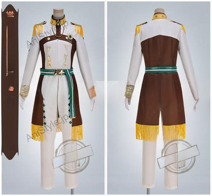あんさんぶるスターズ！ユニットソングCD 第3弾 vol.10 Trickstar 遊木真 コスプレ衣装 刺繍版