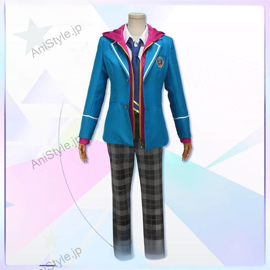 あんさんぶるスターズ！　夢ノ咲学院　男子制服　衣更真緒　コスプレ衣装　ネクタイ3色セット