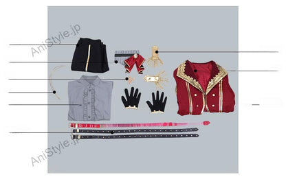 あんさんぶるスターズ！ アルバムシリーズ Valkyrie 斎宮宗 コスプレ衣装 刺繍版