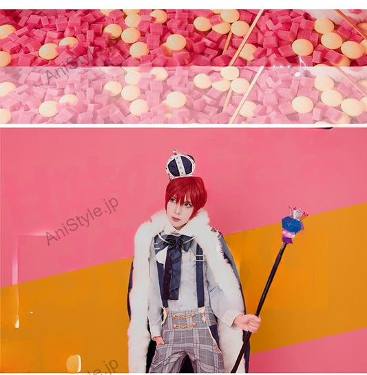 あんさんぶるスターズ！ スカウト！ちいさな王さま 甘味の王さま 朱桜司 王さま衣装 コスプレ衣装