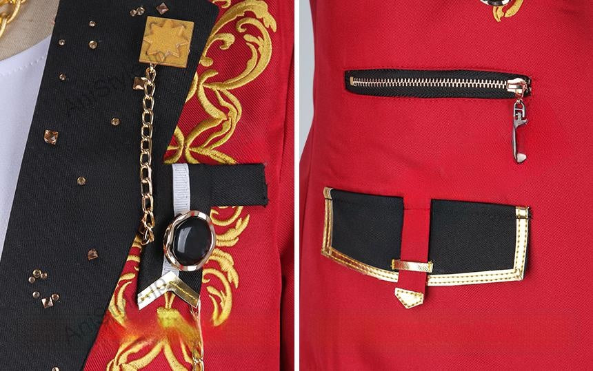 あんさんぶるスターズ！ Saga＊かけ上がるレインボーステージ 守沢千秋 コスプレ衣装 刺繍版