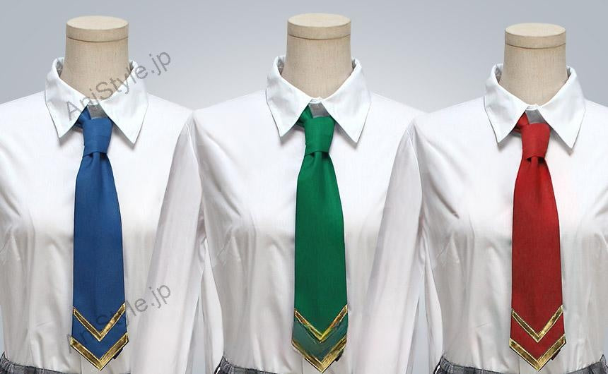 あんさんぶるスターズ！ あんスタ 夢ノ咲学院 女子制服 女主 二年生 コスプレ衣装 ネクタイ3色セット
