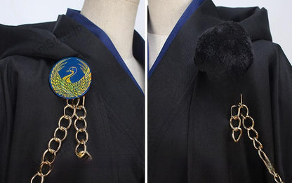 刀剣乱舞　鶴丸国永　黒バージョン　コスプレ衣装　防具付き