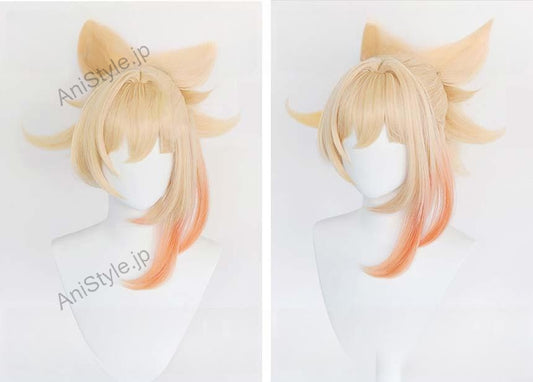 原神 稲妻城 宵宮 コスプレウィッグ