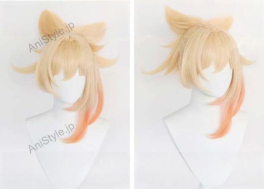 原神 稲妻城 宵宮 コスプレウィッグ