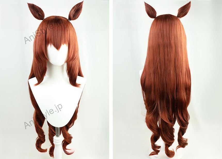 ウマ娘 プリティーダービー マルゼンスキー コスプレウィッグ 耳付き