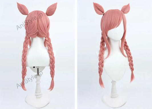 ウマ娘プリティーダービー  愛麗♡キョンシー  アグネスデジタル コスプレウィッグ
