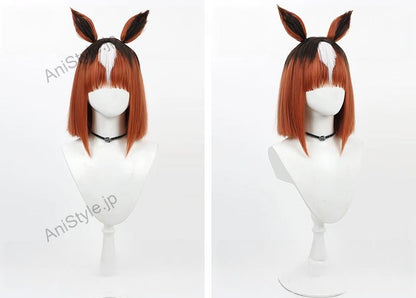 ウマ娘プリティーダービー トランセンド コスプレウィッグ 耳付き