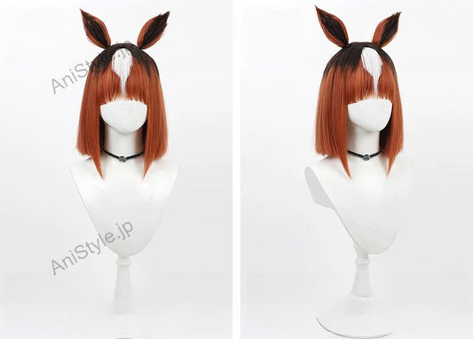 ウマ娘プリティーダービー トランセンド コスプレウィッグ 耳付き