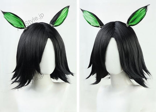 ウマ娘 プリティーダービー ウイニングチケット コスプレウィッグ 耳付き