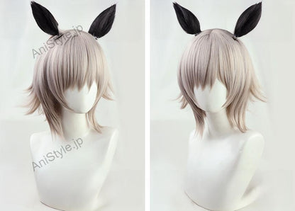 ウマ娘 プリティーダービー カレンチャン コスプレウィッグ 耳付き