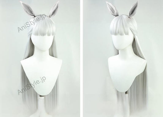 ウマ娘 プリティーダービー ゴールドシップ コスプレウィッグ 耳付き