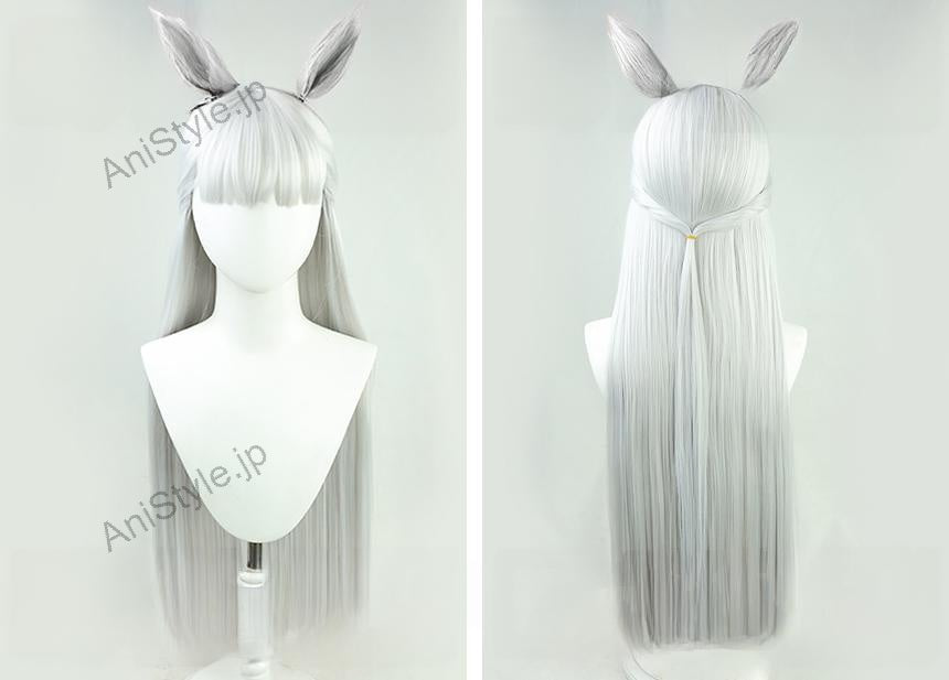 ウマ娘 プリティーダービー ゴールドシップ コスプレウィッグ 耳付き
