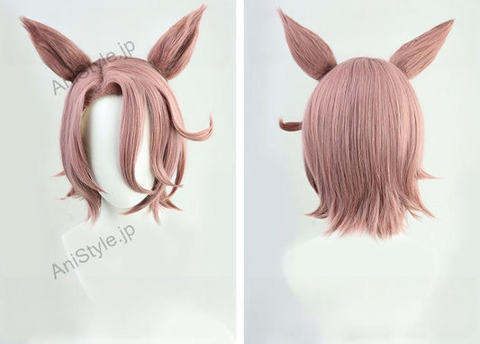 ウマ娘 プリティーダービー ナリタタイシン コスプレウィッグ 耳付き
