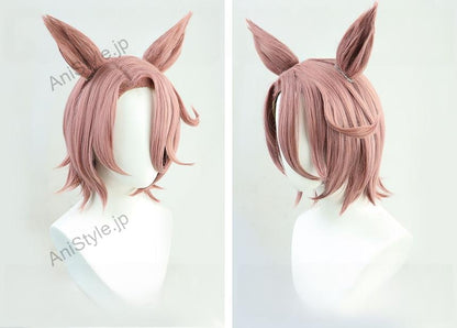 ウマ娘 プリティーダービー ナリタタイシン コスプレウィッグ 耳付き