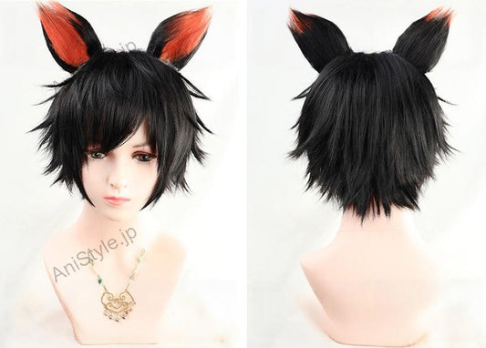 アークナイツ メディック AAK コスプレウィッグ 耳付き