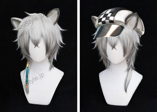 アークナイツ SilverAsh シルバーアッシュ Cliffhear クリフハート コスプレウィッグ