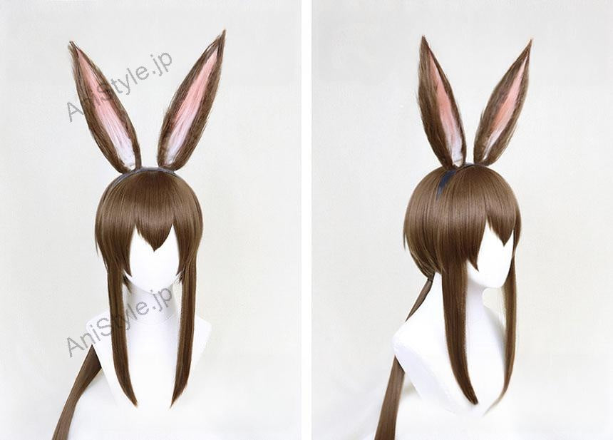 アークナイツ アーミヤ コスプレウィッグ 耳なし