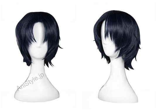 終わりのセラフ　一瀬グレン　コスプレウィッグ　青いバージョン