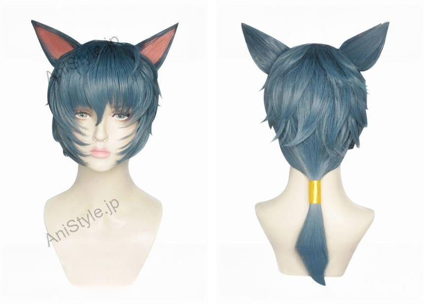 第五人格 IdentityV チェシャ 傭兵 ナワーブ・サベダー コスプレウィッグ  耳付き