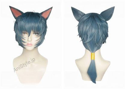 第五人格 IdentityV チェシャ 傭兵 ナワーブ・サベダー コスプレウィッグ  耳付き