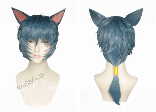 第五人格 IdentityV チェシャ 傭兵 ナワーブ・サベダー コスプレウィッグ  耳付き