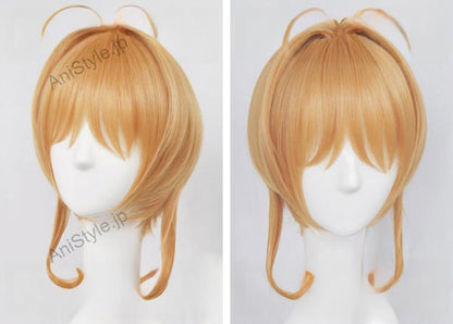 カードキャプターさくら クリアカード編 金髪ver. 木之本桜 コスプレウィッグ