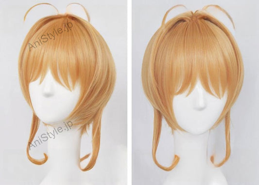 カードキャプターさくら クリアカード編 金髪ver. 木之本桜 コスプレウィッグ