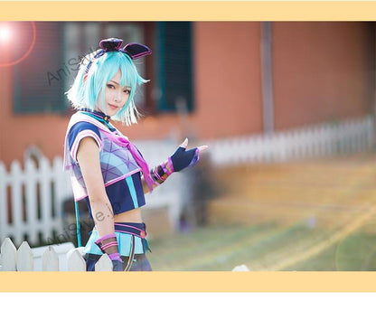 あんさんぶるスターズ! アミューズメント☆ネコとウサギのライブパーティ 紫之創 コスプレ衣装