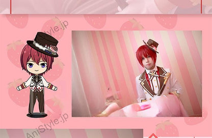 あんさんぶるスターズ スカウト！フルーツパーラー 朱桜司 コスプレ衣装