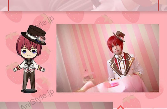 あんさんぶるスターズ スカウト！フルーツパーラー 朱桜司 コスプレ衣装