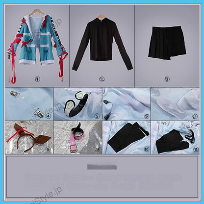 ウマ娘プリティーダービー トランセンド 勝負服 コスプレ衣装（バッグ無し）