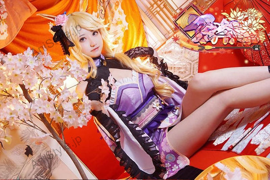ウマ娘プリティーダービー 「晩秋、囃子響きたる」 ゴールドシチー 和服 コスプレ衣装