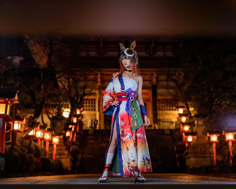 ウマ娘プリティーダービー 「晩秋、囃子響きたる」 シンボリルドルフ 和服 コスプレ衣装