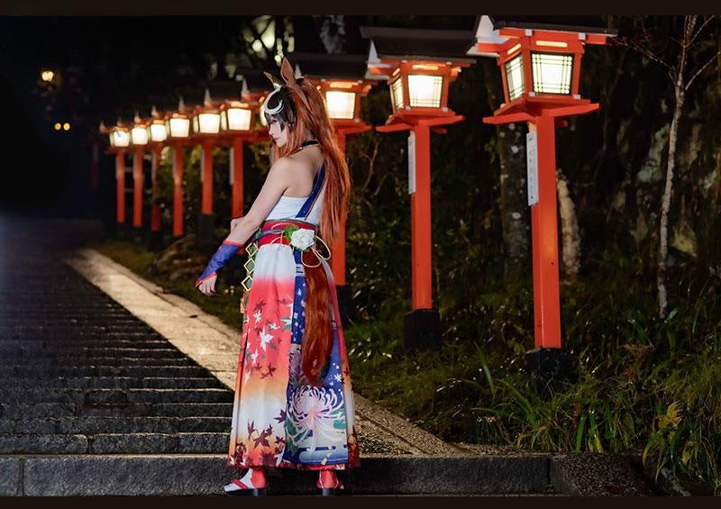 ウマ娘プリティーダービー 「晩秋、囃子響きたる」 シンボリルドルフ 和服 コスプレ衣装