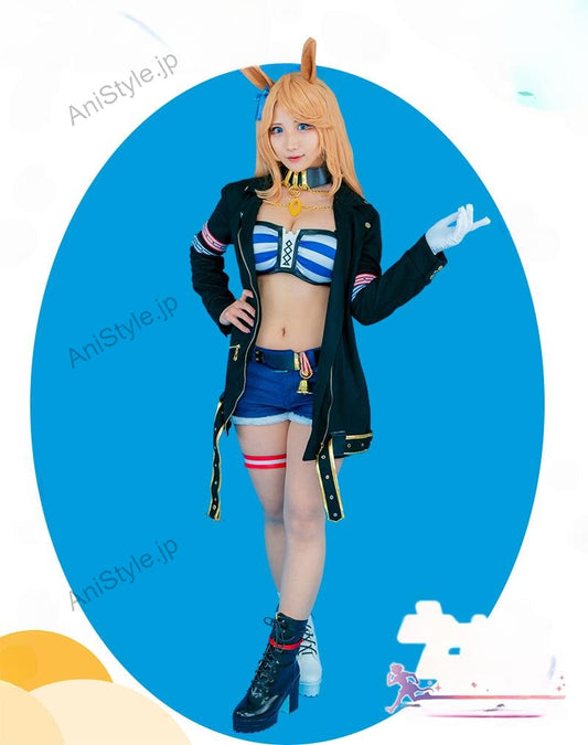 ウマ娘プリティーダービー ゴールドシチー 勝負服 コスプレ衣装