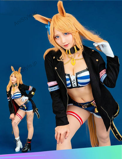 ウマ娘プリティーダービー ゴールドシチー 勝負服 コスプレ衣装