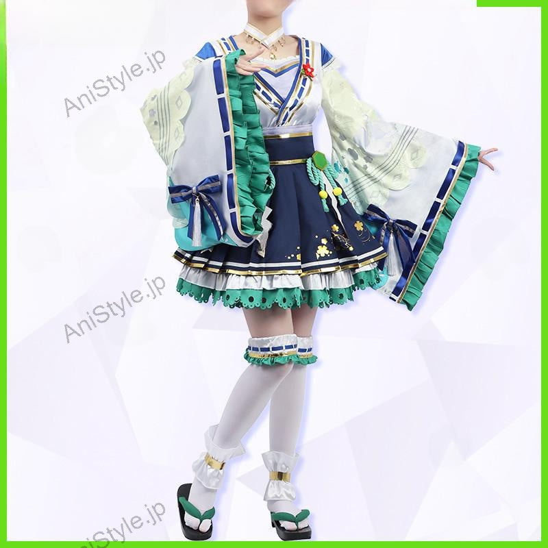ウマ娘プリティーダービー サトノダイヤモンド 新衣装 [花形・弥栄之翠] 巫女風衣装 コスプレ衣装